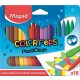 Zsírkréta, MAPED Color'Peps PlastiClean, 18 különböző szín (IMA862012)
