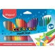 Zsírkréta, MAPED Color'Peps PlastiClean, 24 különböző szín (IMA862013)