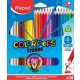 Színes ceruza készlet, háromszögletű, MAPED Color'Peps Strong, 24 különböző szín (IMA862724)