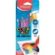 Olajpasztell kréta, MAPED Color'Peps, 12 különböző szín (IMA864010)
