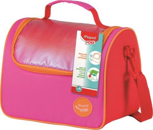 Uzsonnás táska, levehető vállpánttal, MAPED PICNIK Origins, narancs-pink (IMA872107)