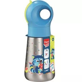   Kulacs, 350 ml, rozsdamentes acél, MAPED PICNIK Concept Miniz, mosómedve (IMA873001)