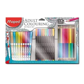Felnőtt színezőkészlet, MAPED, 33 darabos (IMA897417)