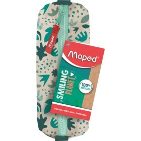   Tolltartó, újrahasznosított anyag, cipzáras, MAPED Smiling Planet (IMA936100)