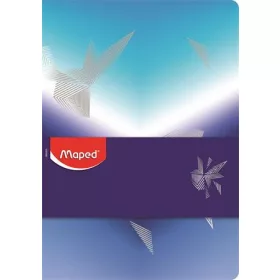   Jegyzetfüzet, tűzött, A5, vonalas, MAPED „Arctic jégvilág” (IMA960003)