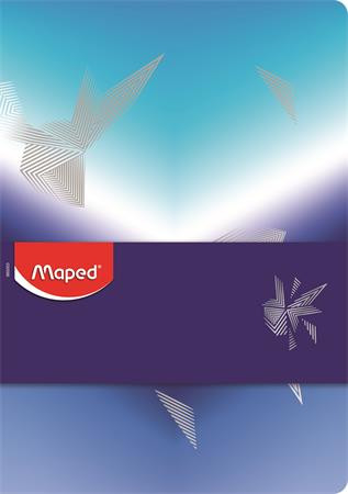 Jegyzetfüzet, tűzött, A5, vonalas, MAPED „Arctic jégvilág” (IMA960003)