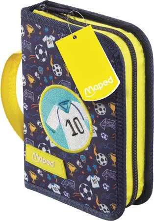 Tolltartó, töltött, klapnis, cipzáras, MAPED, foci (IMA967806)