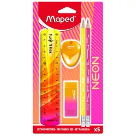 Írószer készlet, 5 darabos, MAPED Neon (IMA981883)