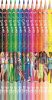 Színes ceruza készlet, háromszögletű, MAPED Barbie, 12 különböző szín (IMAB862207)