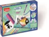 Fújós filctoll készlet, pop, MAPED CREATIV Blow pen Art (IMAC846710)