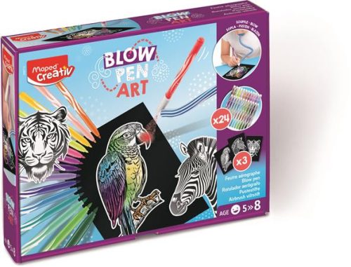 Fújós filctoll készlet, MAPED CREATIV, Blow pen Basic (IMAC846712)