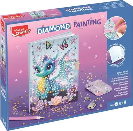Gyémántmozaik titkos napló, MAPED CREATIV Diamond Painting (IMAC906909)