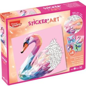   Kreatív matricás készlet, különleges állatok, MAPED CREATIV Sticker' Art (IMAC906913)