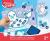 Kreatív készségfejlesztő készlet, MAPED CREATIV, Early age, nyomdavilág (IMAC907042)
