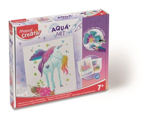 Akvarell festőkészlet, MAPED CREATIV, Aqua Art, unikornis (IMAC907048)