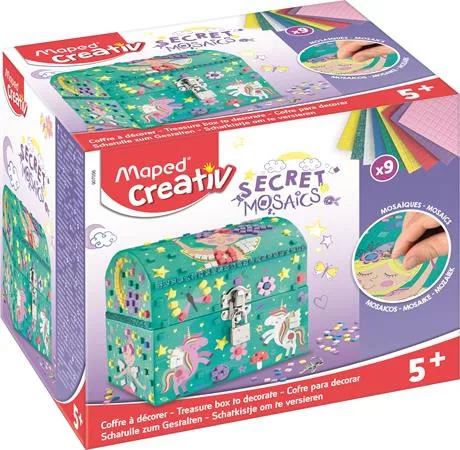 Mozaikos titkos kincsesláda, MAPED CREATIV Secret Mosaics (IMAC907056)