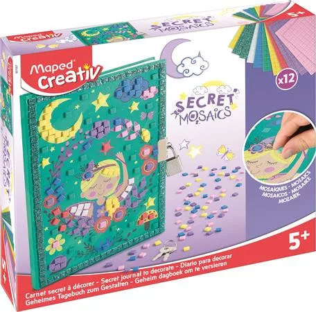 Mozaikos titkos napló, MAPED CREATIV Secret Mosaics (IMAC907057)