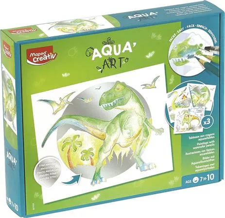 Akvarell festőkészlet, dinoszaurusz, MAPED CREATIV Aqua Art (IMAC907058)