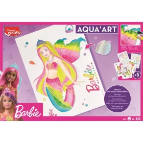   Akvarell festőkészlet, MAPED CREATIV Barbie Aqua Art - Maxi Set (IMAC907063)