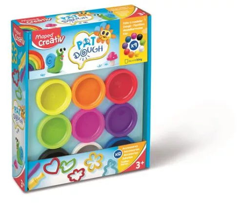 Gyurma és formázó készlet, 21 darabos, MAPED CREATIV Pat Dough (IMAC907202)