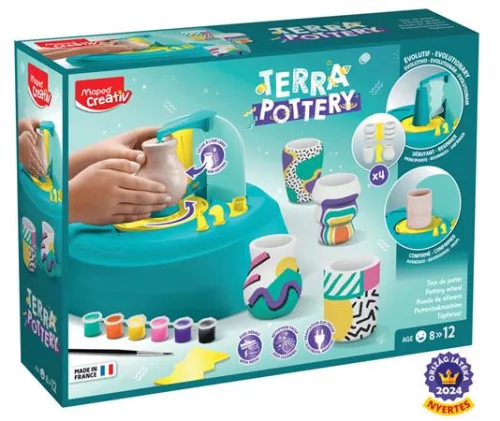 Korongozó készlet, MAPED CREATIV Terra Pottery (IMAC907220)