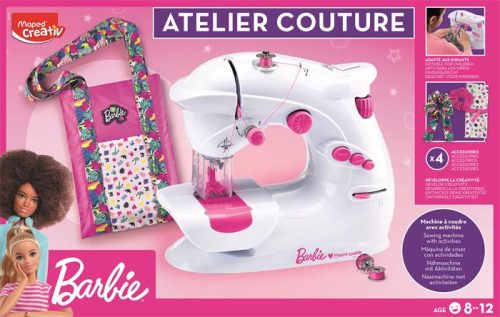 Játék varrógép készlet, MAPED CREATIV Atelier Couture Barbie (IMAC907405)