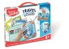 Kreatív készségfejlesztő tábla, átlátszó, törölhető, utazótáskával, MAPED CREATIV, Travel Board, állati móka (IMAC969310)