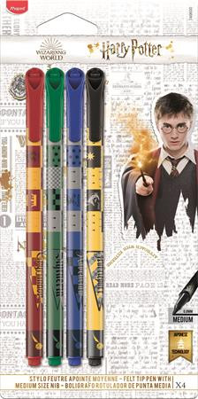 Filctoll készlet, MAPED Harry Potter Teens, 4 különböző szín (IMAH749600)
