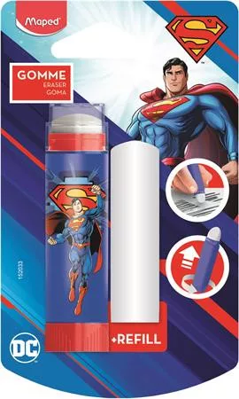 Radírstift, pótbéllel, MAPED Superman (IMAS152033)