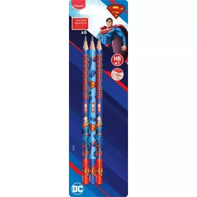   Grafitceruza, HB, háromszögletű, MAPED Superman, 6 db (IMAS850833)