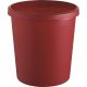Papírkosár, 18 liter, HELIT, piros (INH6105825)