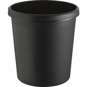 Papírkosár, 18 liter, HELIT, fekete (INH6105895)