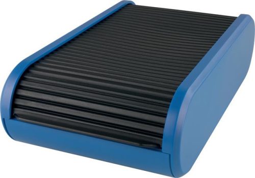Névjegytartó, 300 db-os, rolós, fekvő, HELIT Linear, kék (INH621803)