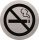 Információs tábla, rozsdamentes acél, HELIT, tilos a dohányzás (INH6271500)