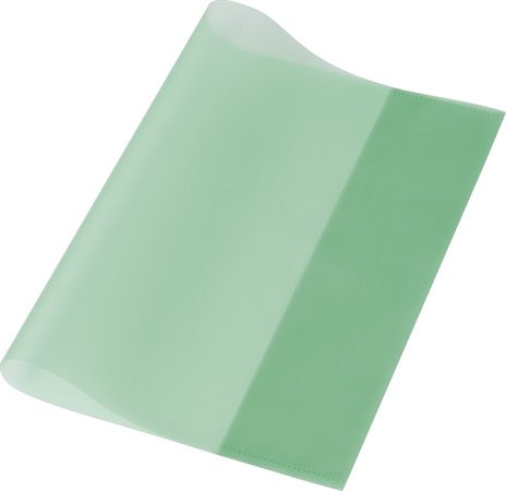 Füzet- és könyvborító, A5, PP, 80 mikron, narancsos felület, PANTA PLAST, zöld (INP0302005104)