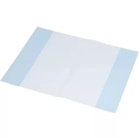   Füzet- és könyvborító, A4, PP, 80 mikron, narancsos felület, PANTA PLAST, kék (INP0302006703)