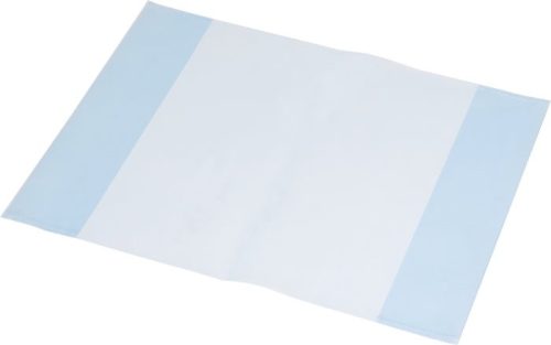 Füzet- és könyvborító, A4, PP, 80 mikron, narancsos felület, PANTA PLAST, kék (INP0302006703)