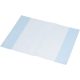Füzet- és könyvborító, A4, PP, 80 mikron, narancsos felület, PANTA PLAST, kék (INP0302006703)