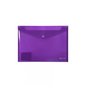   Irattartó tasak, A4, PP, patentos, PANTA PLAST, neon lila (INP0410008515)