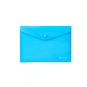   Irattartó tasak, A5, PP, patentos, PANTA PLAST, neon kék (INP0410008603)