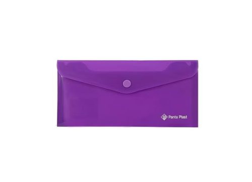 Irattartó tasak, 250x140 mm, PP, patentos, PANTA PLAST, neon lila (INP0410008715)