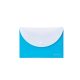Irattartó tasak, A5, PP, patentos, két zsebes, PANTA PLAST, neon kék (INP0410008803)
