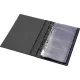 Névjegytartó, 200 db-os, gyűrűs, PANTA PLAST, fekete (INP328202F)