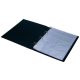 Névjegytartó, 400 db-os, gyűrűs, PANTA PLAST, fekete (INP361112F)