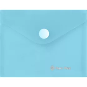   Irattartó tasak, A7, PP, patentos, 160 mikron, PANTA PLAST, pasztellkék (INP410005303)