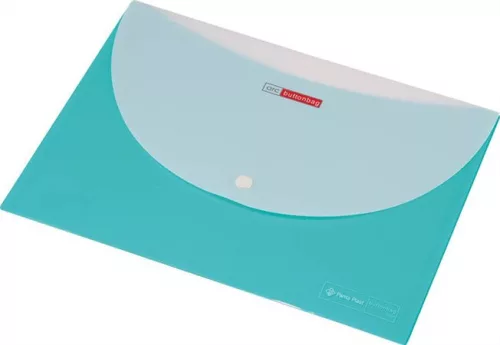 Irattartó tasak, A4, PP, patentos, két zsebes, 200 mikron, PANTA PLAST, zöld (INP4101704)