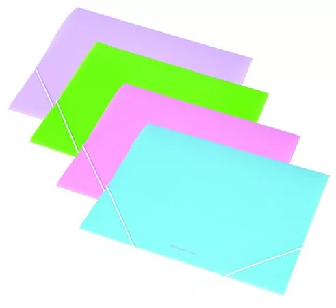 Gumis mappa, 15 mm, PP, A4, PANTA PLAST, pasztellkék (INP4103403)