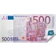 Jegyzettömb, 70 lap, 120x61,5 mm, PANTA PLAST 500 Euro (INP42305799)