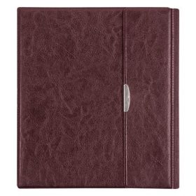   Konferencia mappa, A5, műbőr, PANTA PLAST Optimus, bordó (INP855922B)