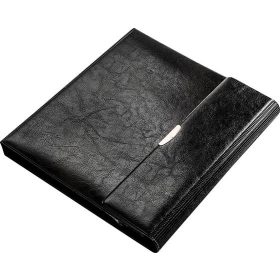   Konferencia mappa, A5, műbőr, PANTA PLAST Optimus, fekete (INP855922F)